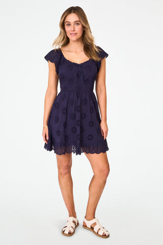 Eyelet Pipette Dress