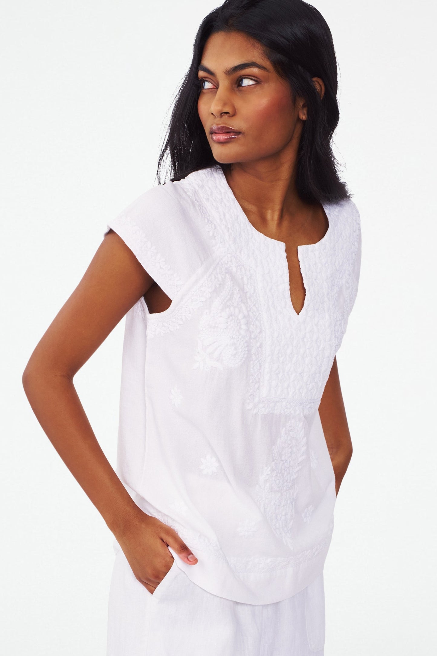 Womens Embroidered TShirt view 2