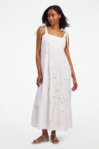 Gloriosa Embroidery Ester Dress