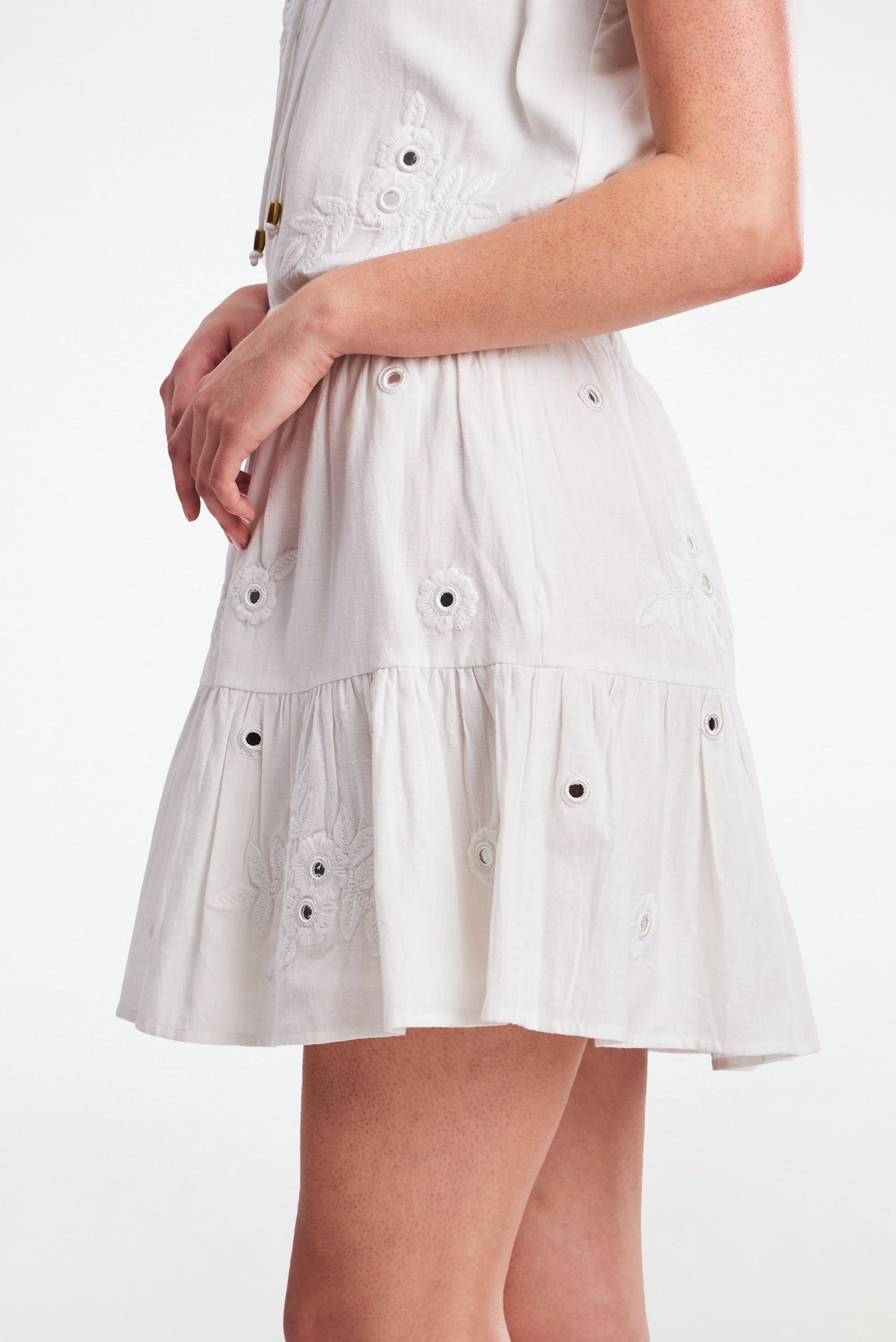 Gloriosa Embroidery Fleet Skirt view 5