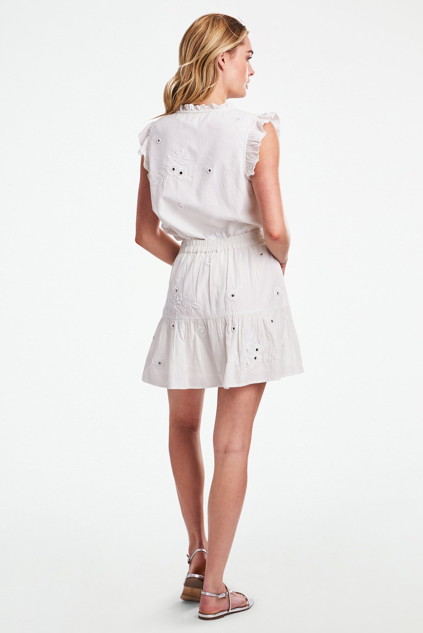Gloriosa Embroidery Fleet Skirt view 6