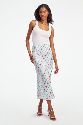 Roller Rabbit Greta Floral Stripe Natalie Skirt