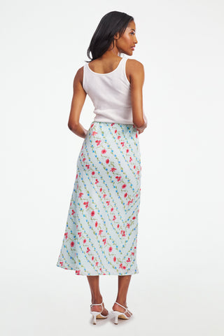 Roller Rabbit Greta Floral Stripe Natalie Skirt