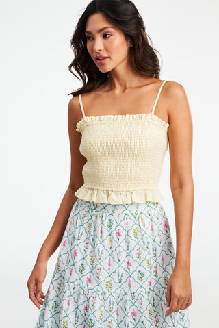 Roller Rabbit Yellow Hali Top