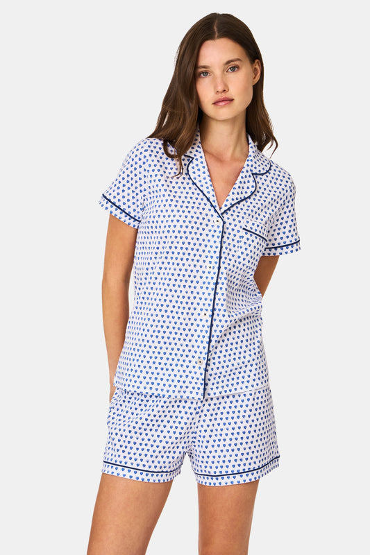 Hearts Polo Pajamas view 1