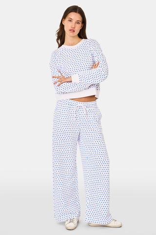 Roller Rabbit Blue Hearts Brax Pant