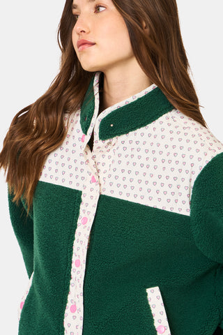 Roller Rabbit Hearts Lizzie Fleece Jacket