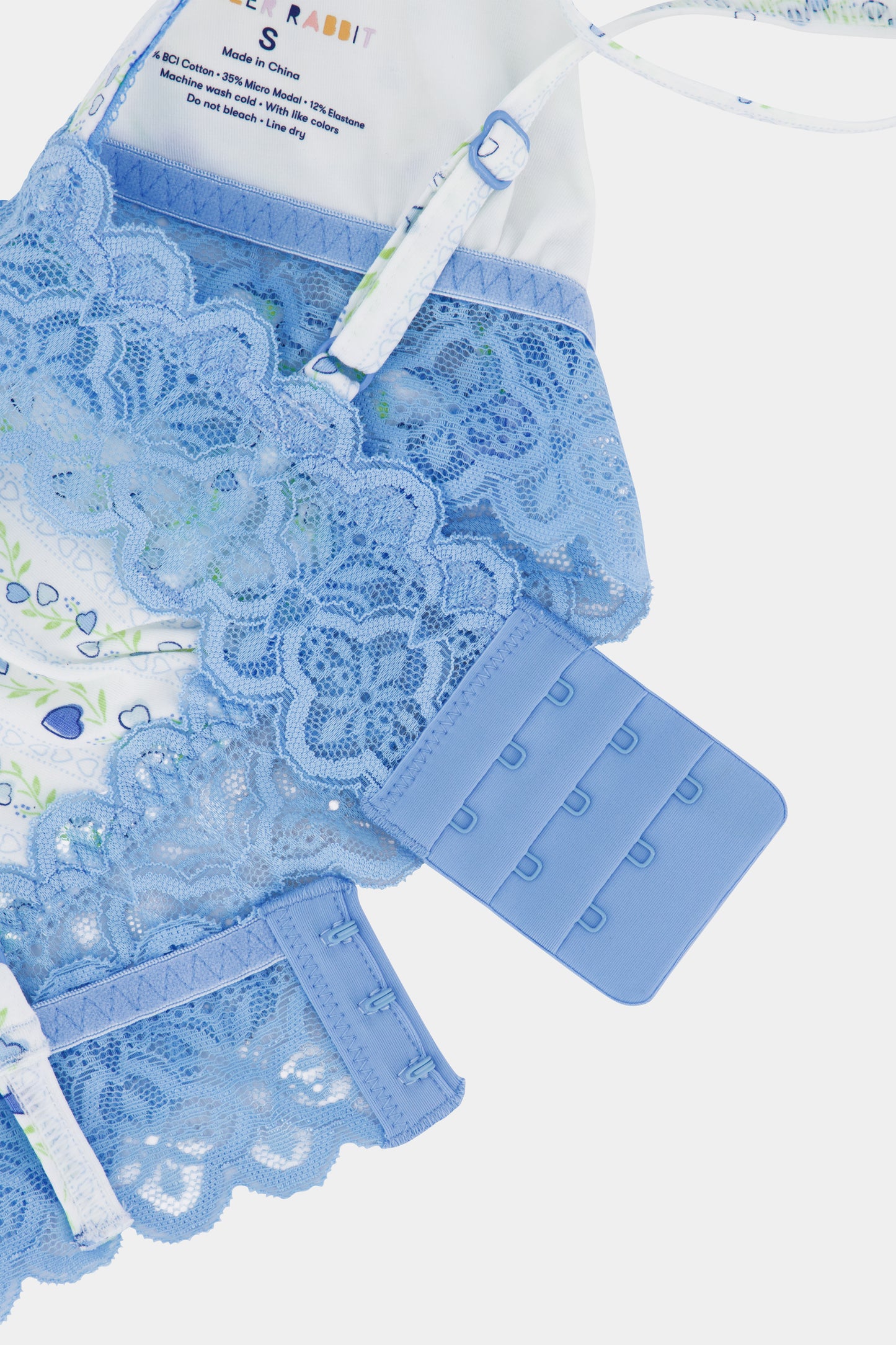 Roller Rabbit Blue Hearts Vine Mercer Bralette view 9