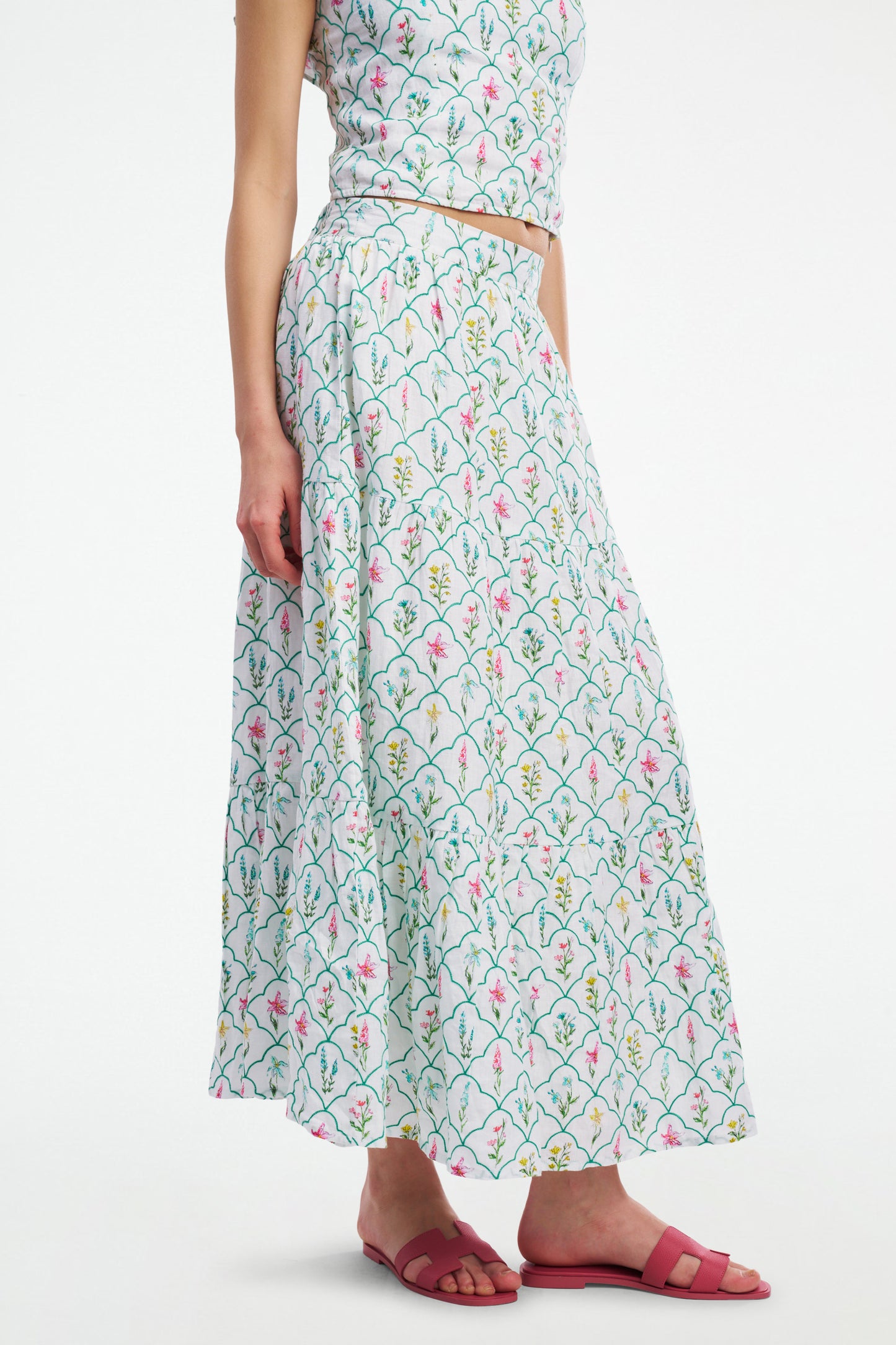 Roller Rabbit Jemina Wildflower Embroidery Carlisa Skirt view 3