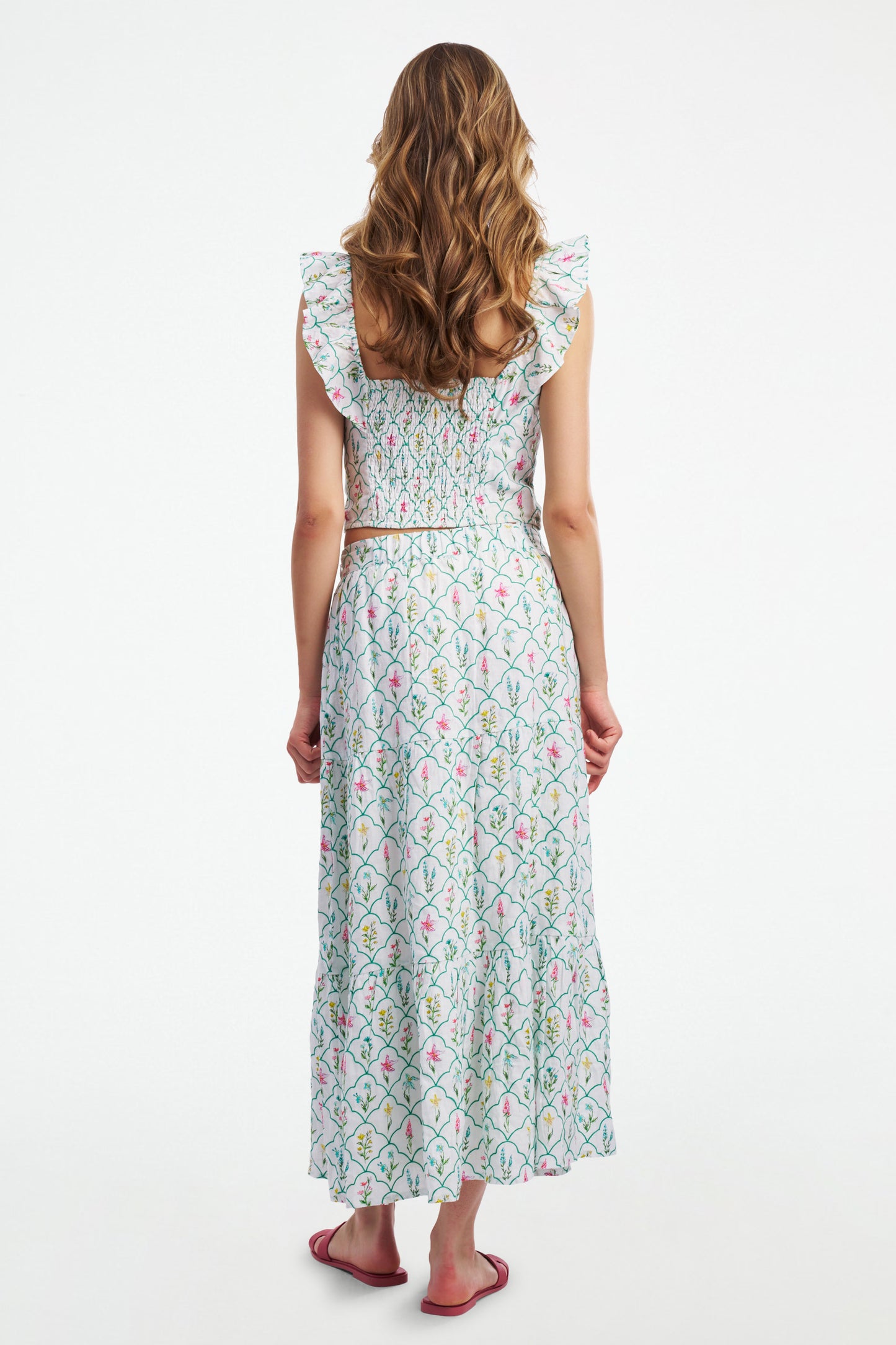 Roller Rabbit Jemina Wildflower Embroidery Carlisa Skirt view 6