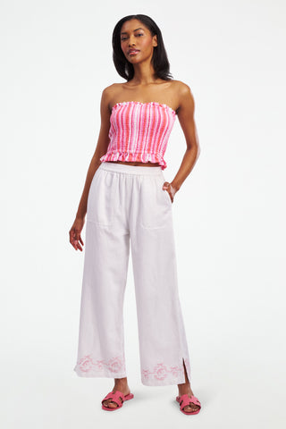 Lemon Bow Embroidery Chloe Pant