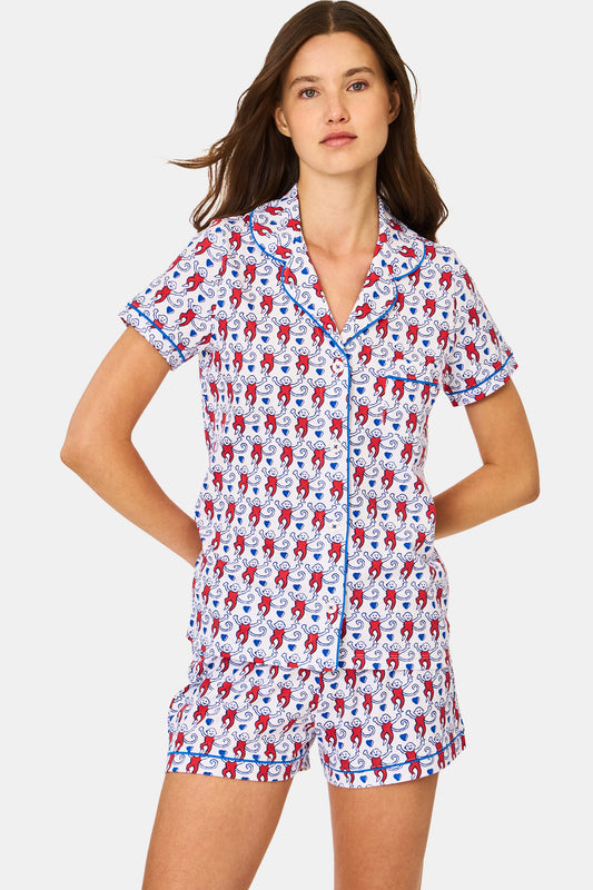 Campus Lovely Monkey Polo Pajamas view 1