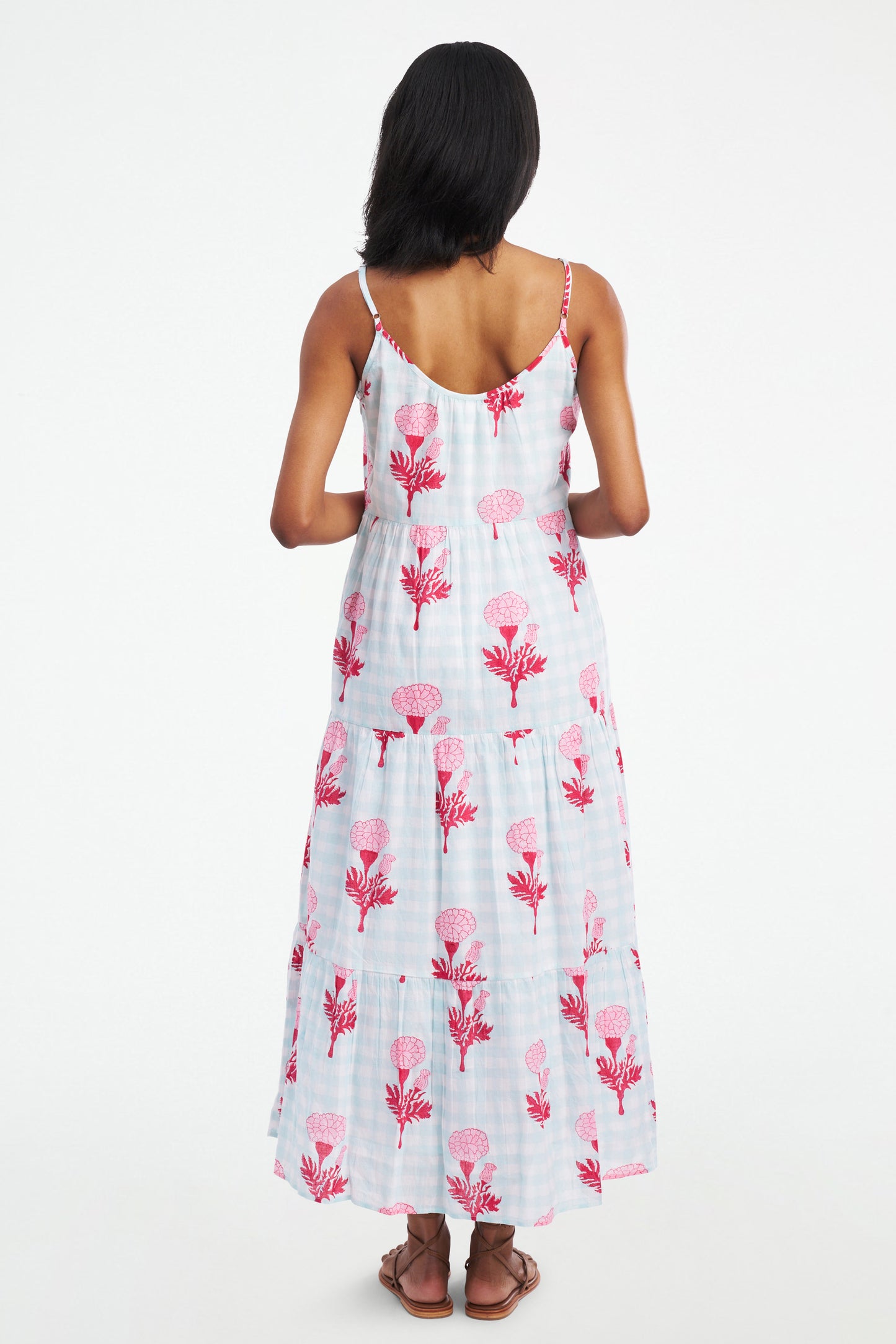 Marigold Gingham Dakota Dress view 5