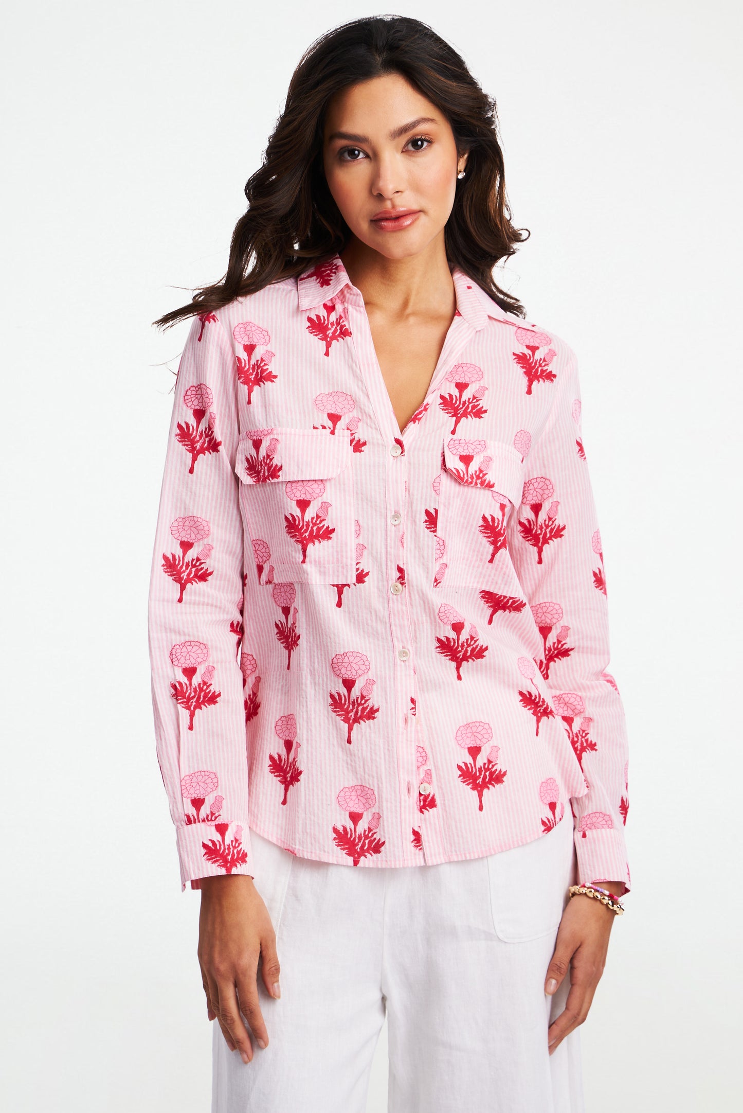 Marigold Stripe Guy Shirt view 1