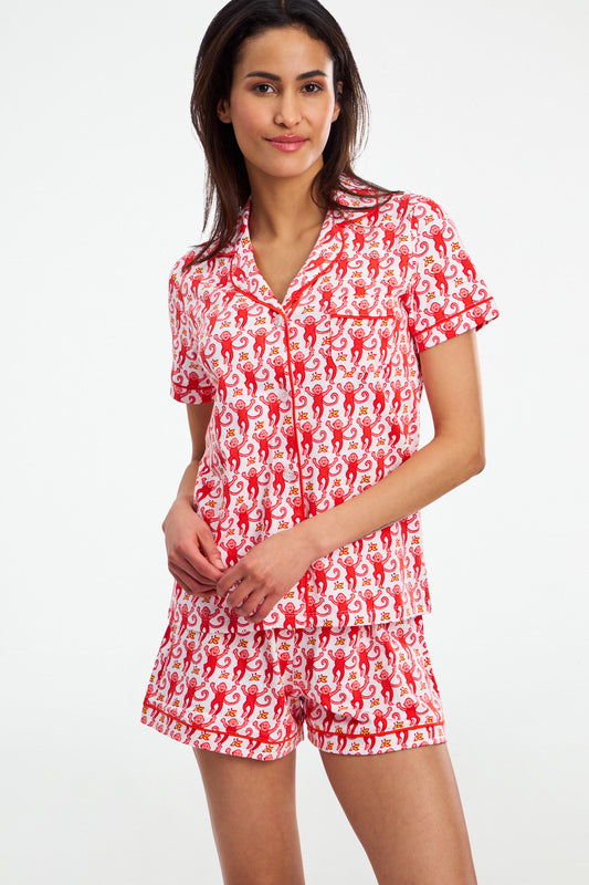 Monkey Polo Pajamas view 1