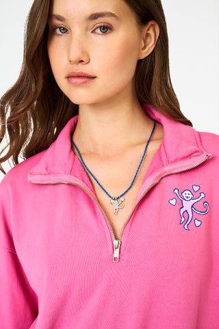 Roller Rabbit Monkey Cord Necklace