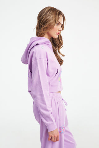 Perfect Plane Set Cropped Hoodie