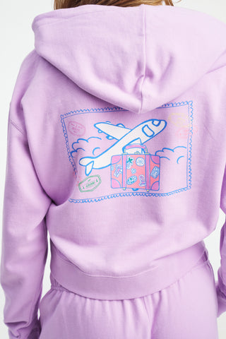 Perfect Plane Set Cropped Hoodie