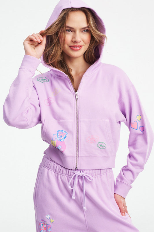 Perfect Plane Set Cropped Hoodie view 1