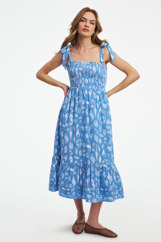 Seaside Stripe Georgina Dress view 1