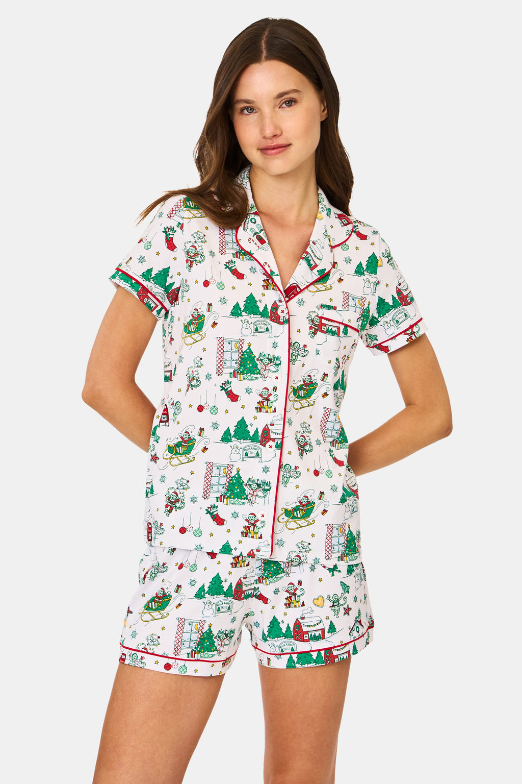 Snow Village Polo Pajamas