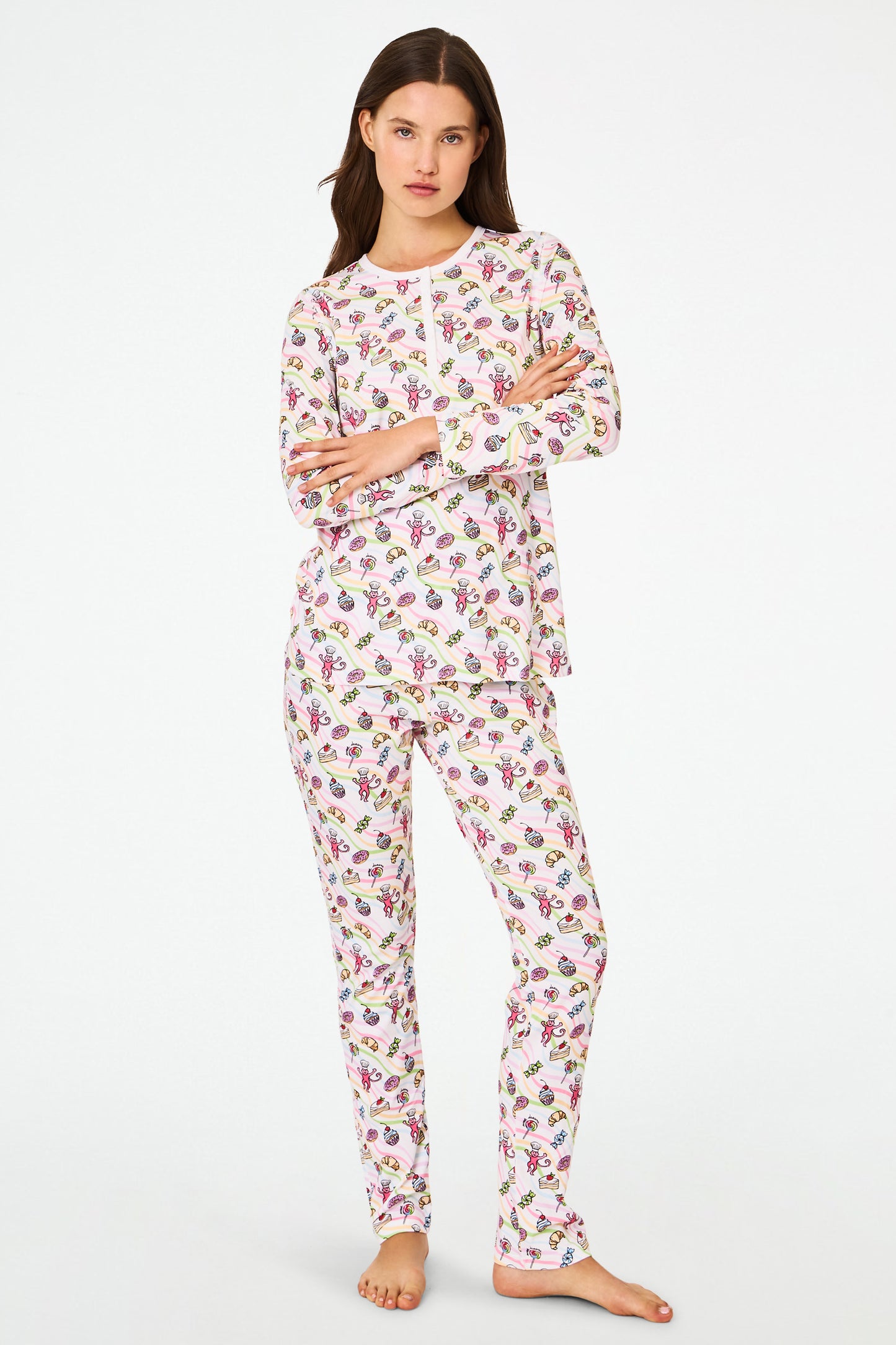 Roller Rabbit Sweet Dreams Swirl Pajamas view 3