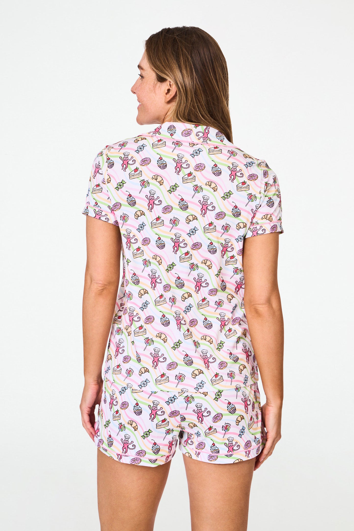 Roller Rabbit Sweet Dreams Swirl Polo Pajamas view 5