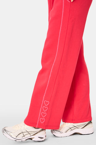 Hearts Embroidered Turner Pant