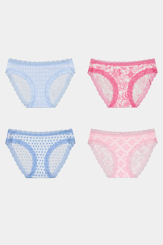 Roller Rabbit Bikini 4 Pack Classic Core view 1