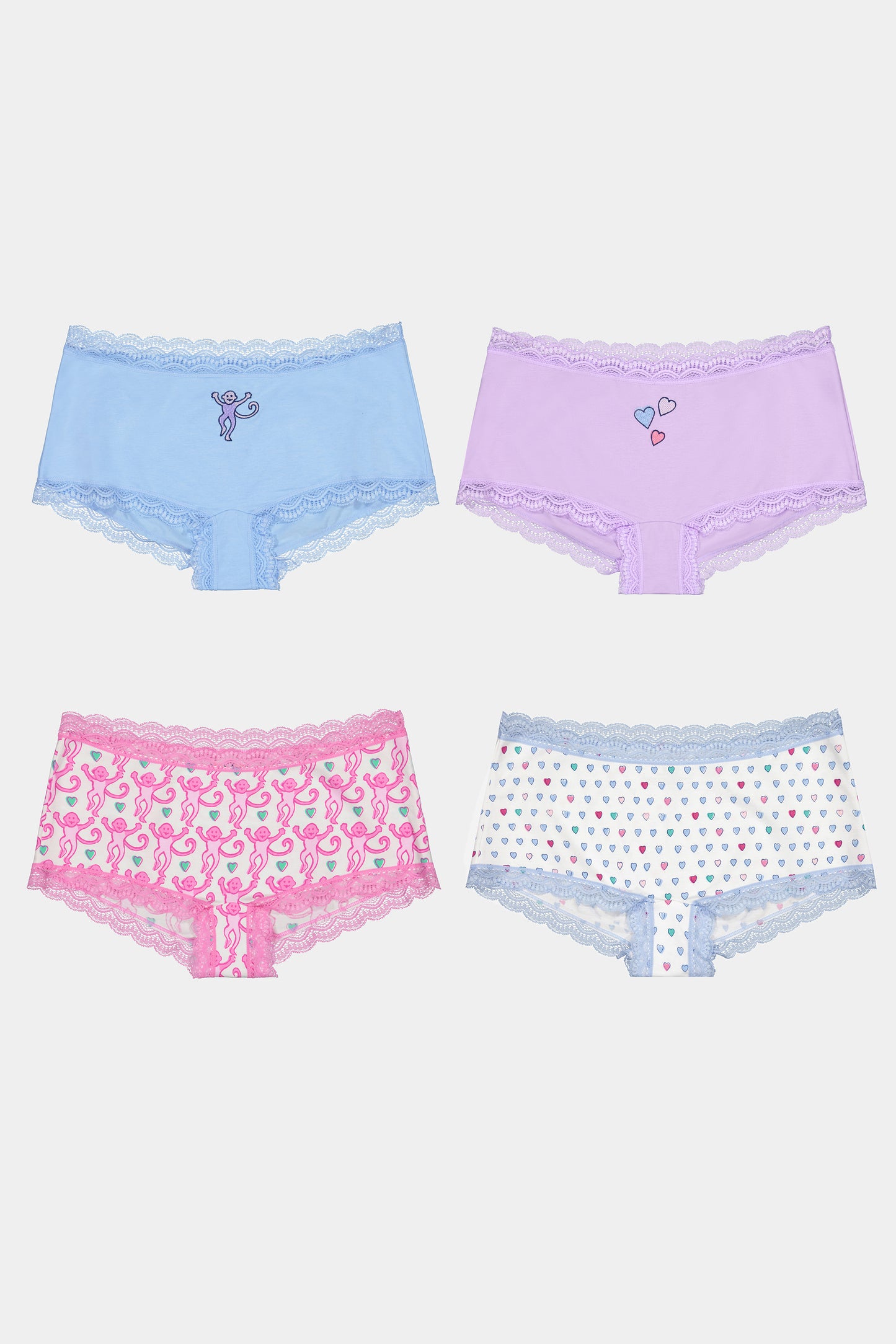 Roller Rabbit Icon Boyshort 4 Pack view 7