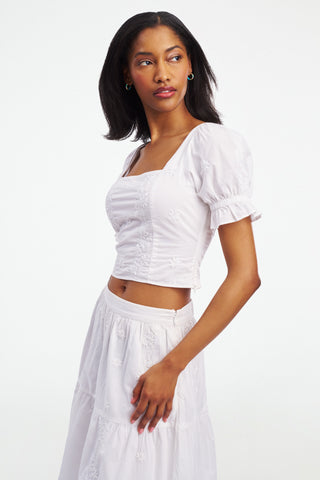 Vanna Embroidery Kayla Top