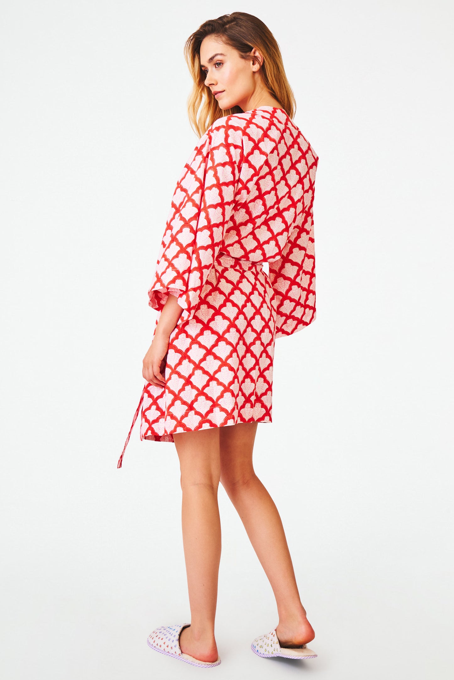 Roller Rabbit Red Jemina Kimono view 5