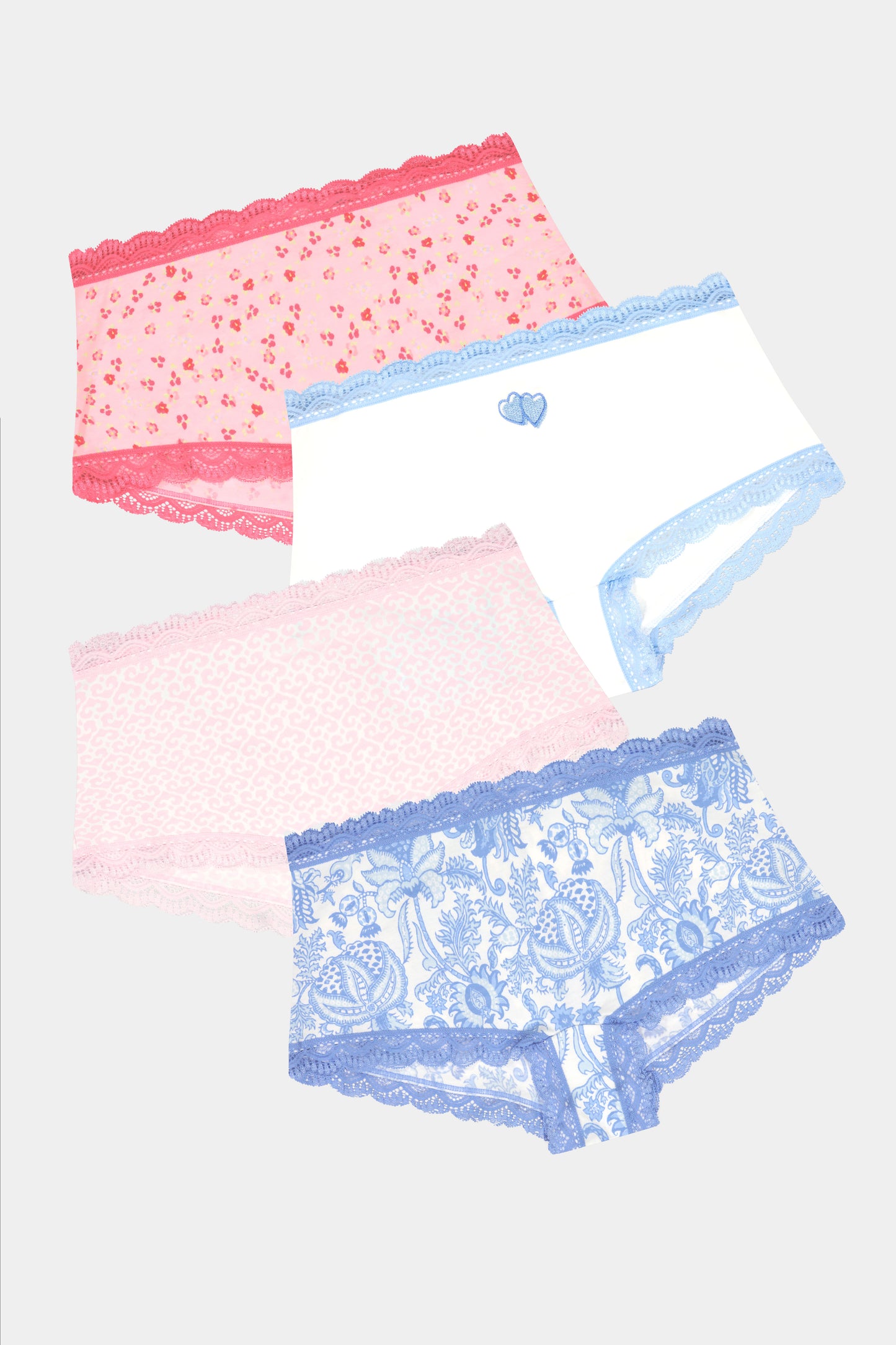 Roller Rabbit Pastel Core Boyshort 4 Pack view 7
