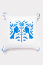 Roller Rabbit Blue Embroidered Animal Euro