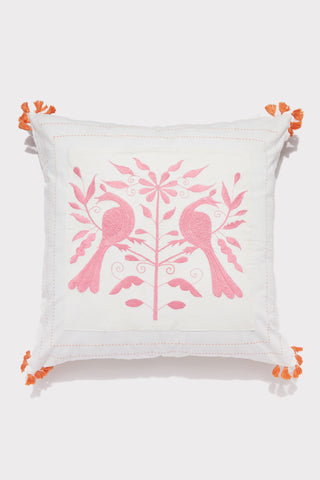 Roller Rabbit Pink Embroidered Animal Euro