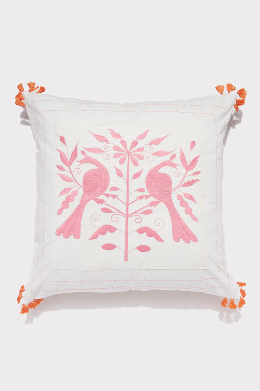 Roller Rabbit Pink Embroidered Animal Euro view 1