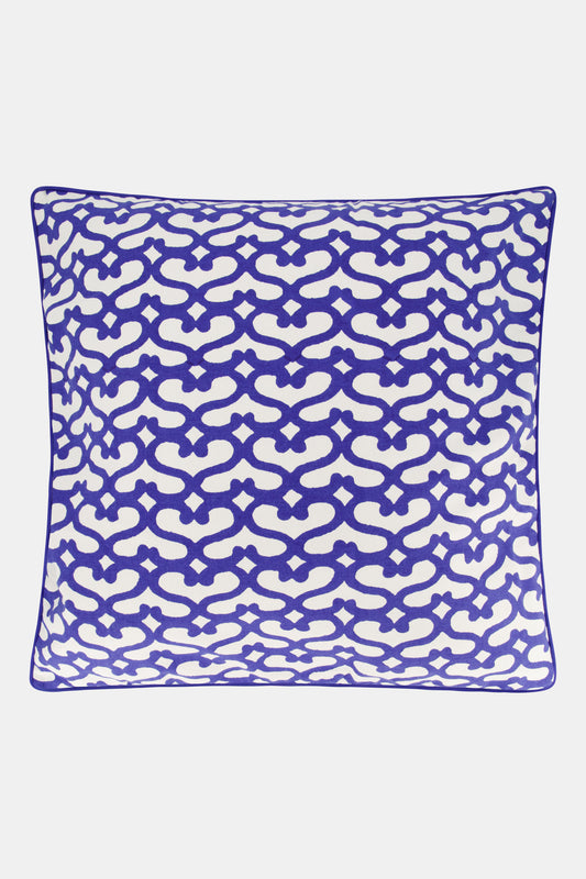 Roller Rabbit Blue Big Cata Decorative Pillow view 1