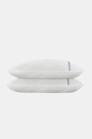 Roller Rabbit Francis Embroidered Blue Pillowcase Set