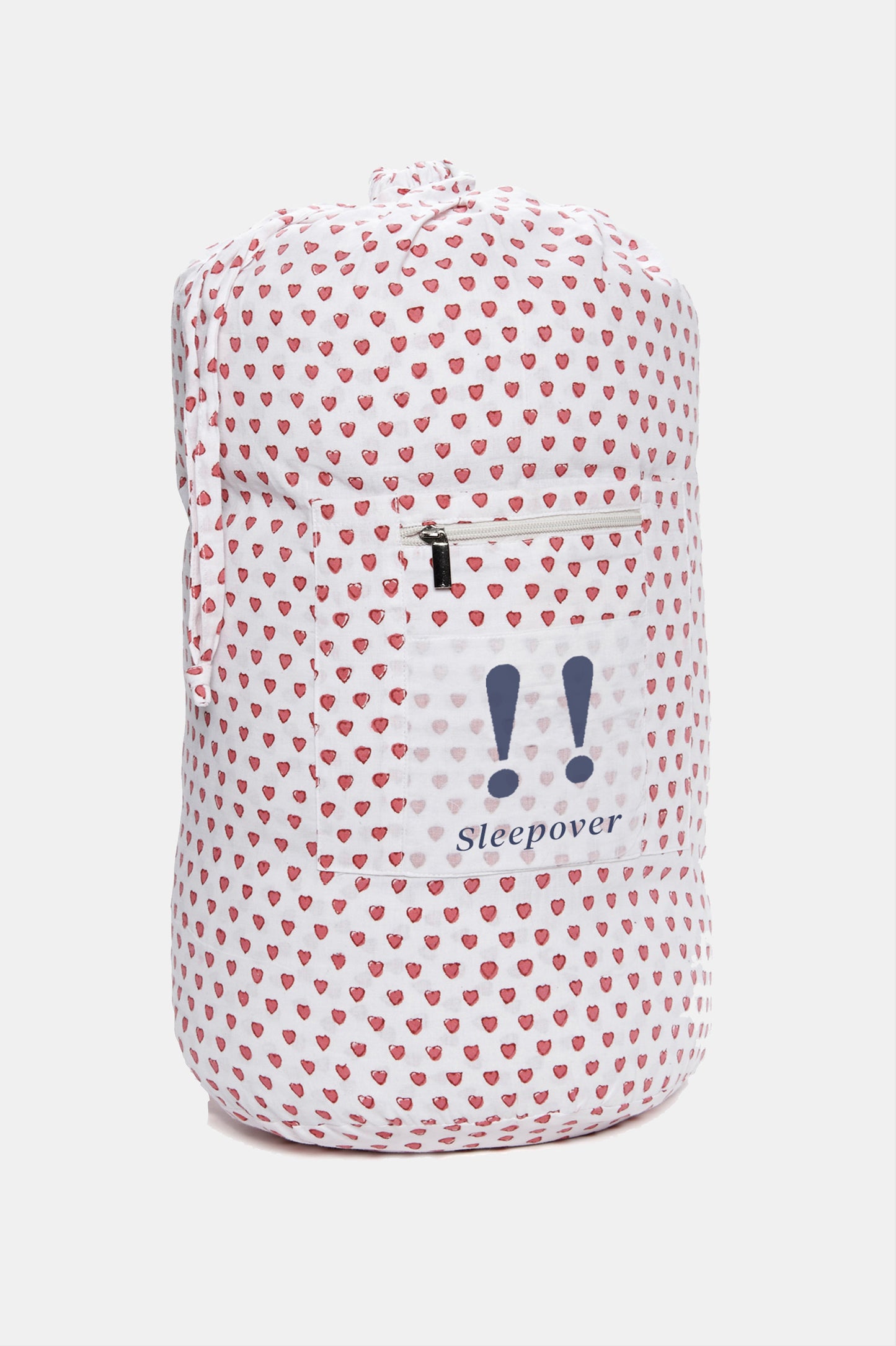 Roller Rabbit Pink Hearts Sleepover Bag view 1