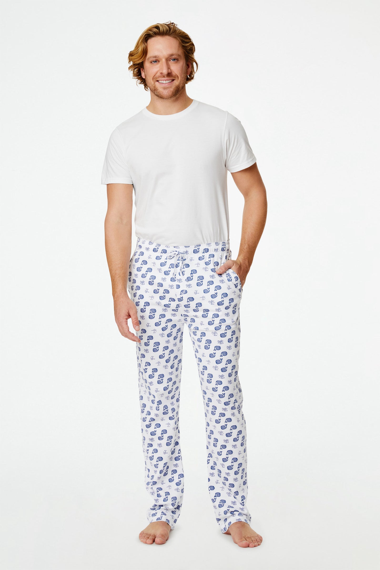 Roller Rabbit Blue Mens Moby Simon Pant