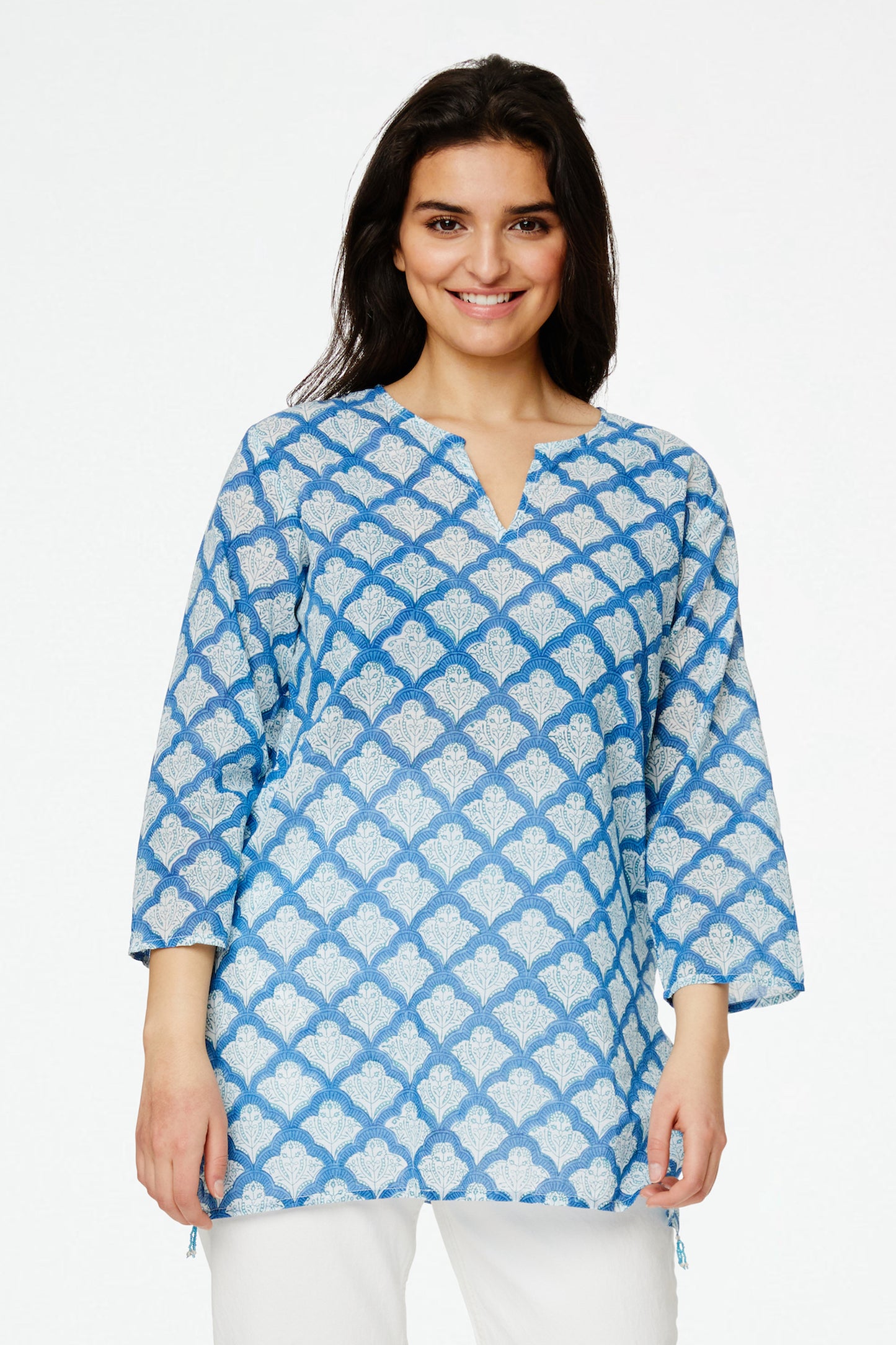 Roller Rabbit Blue Jemina Kurta view 5