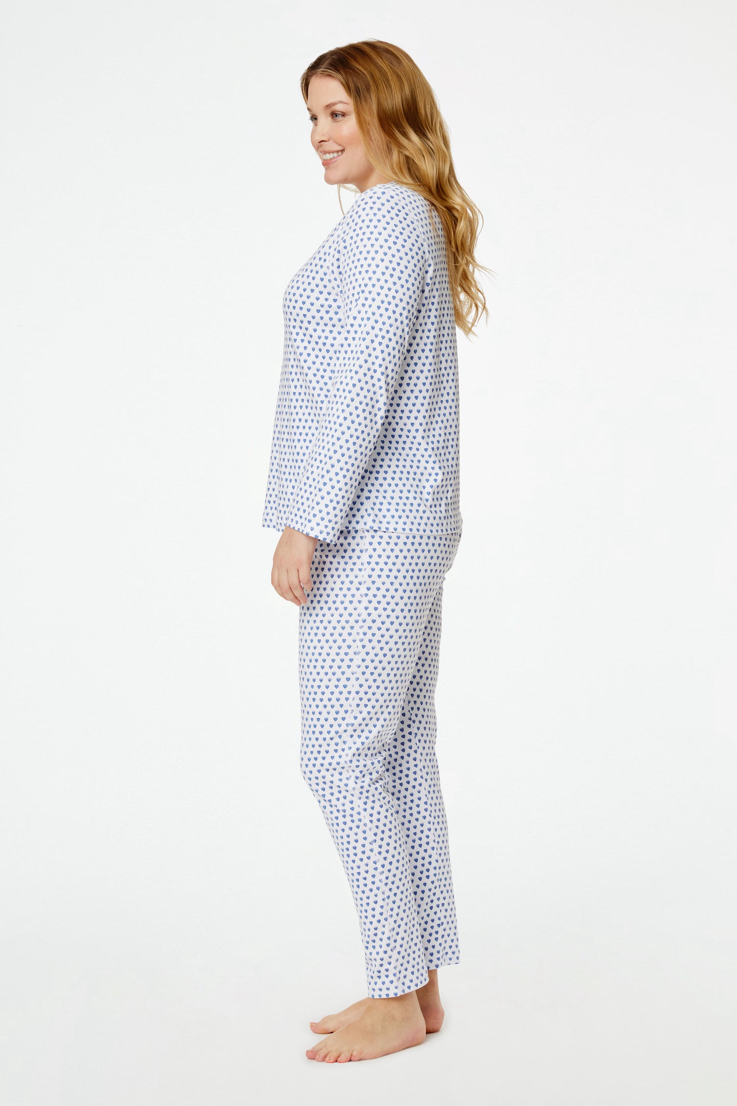 Roller Rabbit Blue Hearts Pajamas view 5