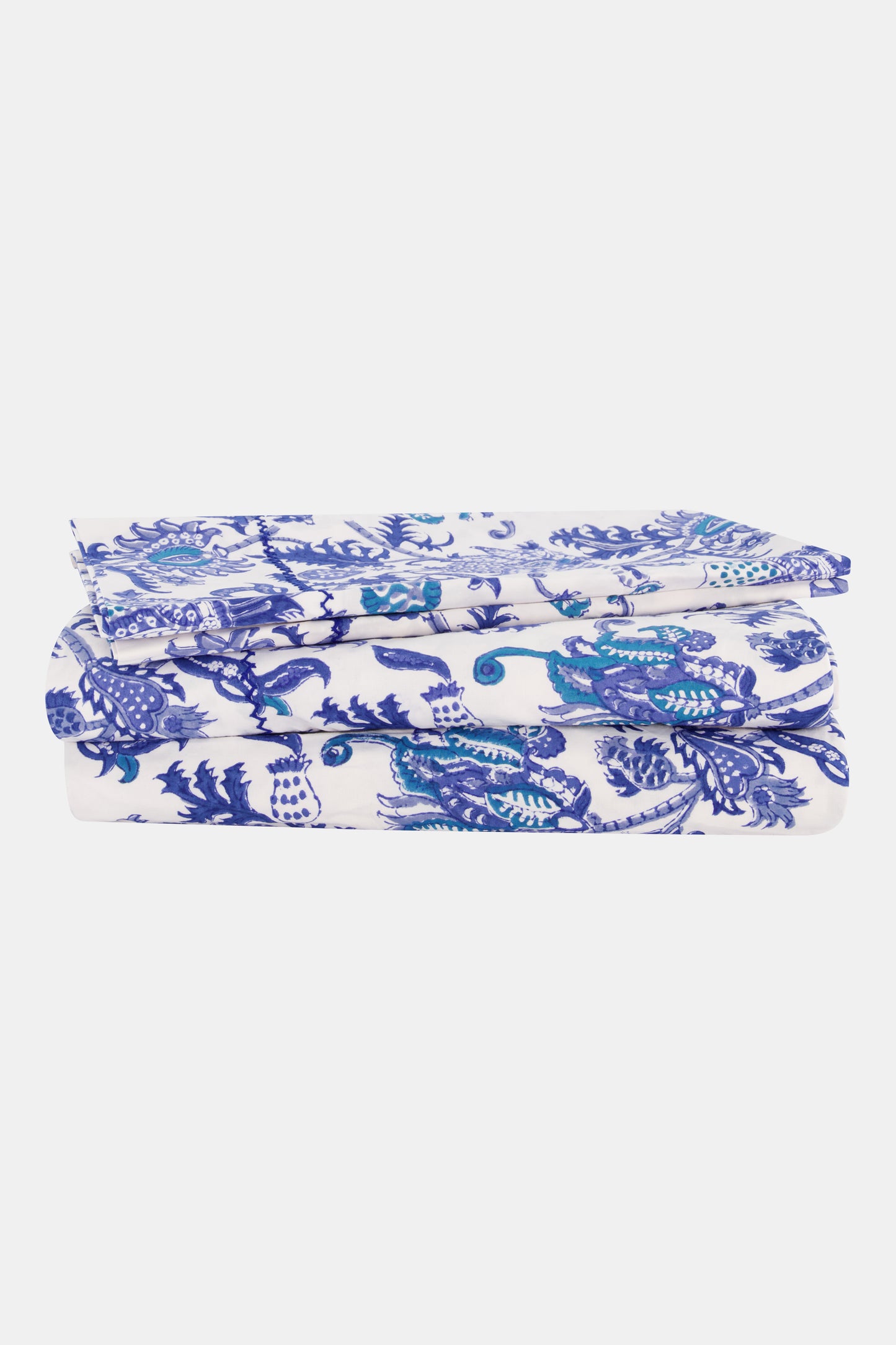 Roller Rabbit Blue Amanda Sheet Set view 2