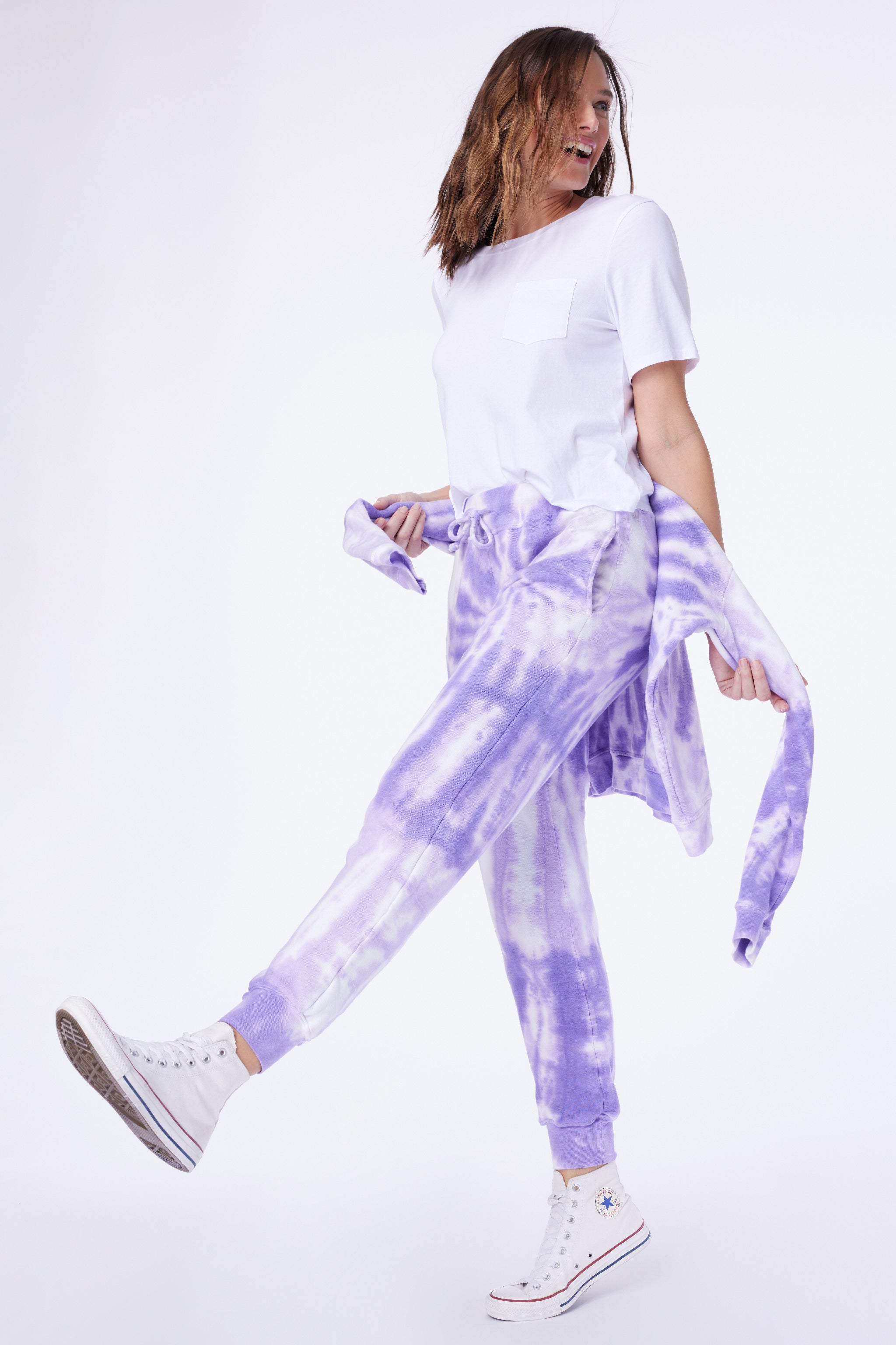 Hearts Tie Dye Sweatpants