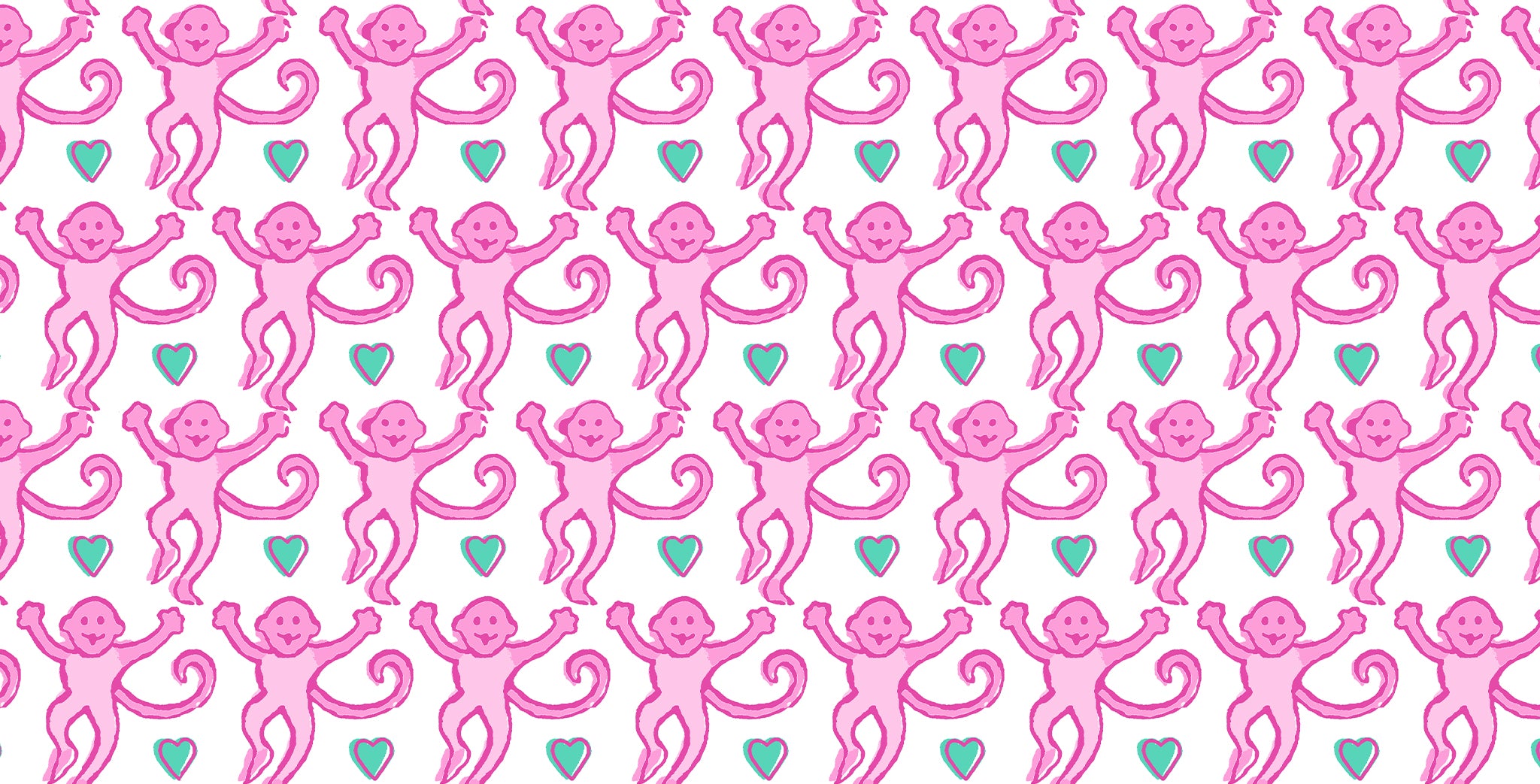 Bubblegum Lovely Monkey – Roller Rabbit