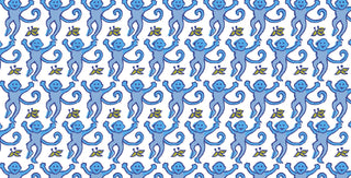 Roller Rabbit Monkey Print