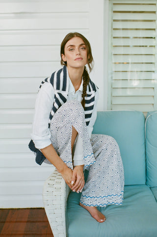 Naolin Fish Border Caspian Pant