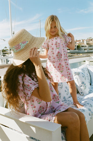 Roller Rabbit Pink Kids Lily Stripe Oceana Dress