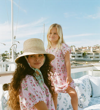 Woman and Girl in Roller Rabbit dresses