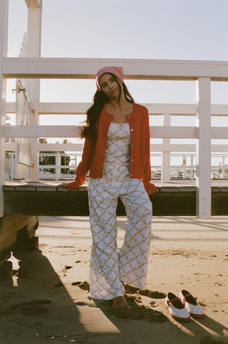 Roller Rabbit White Raspberry Garden Monroe Pant